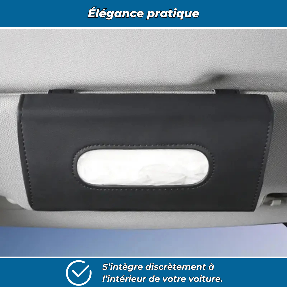Distributeur de mouchoirs pour pare-soleil de voiture