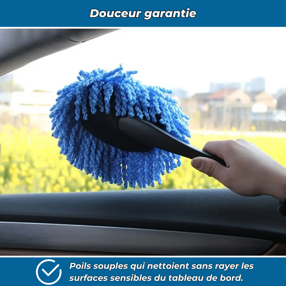 Brosse douce anti-poussière pour voiture