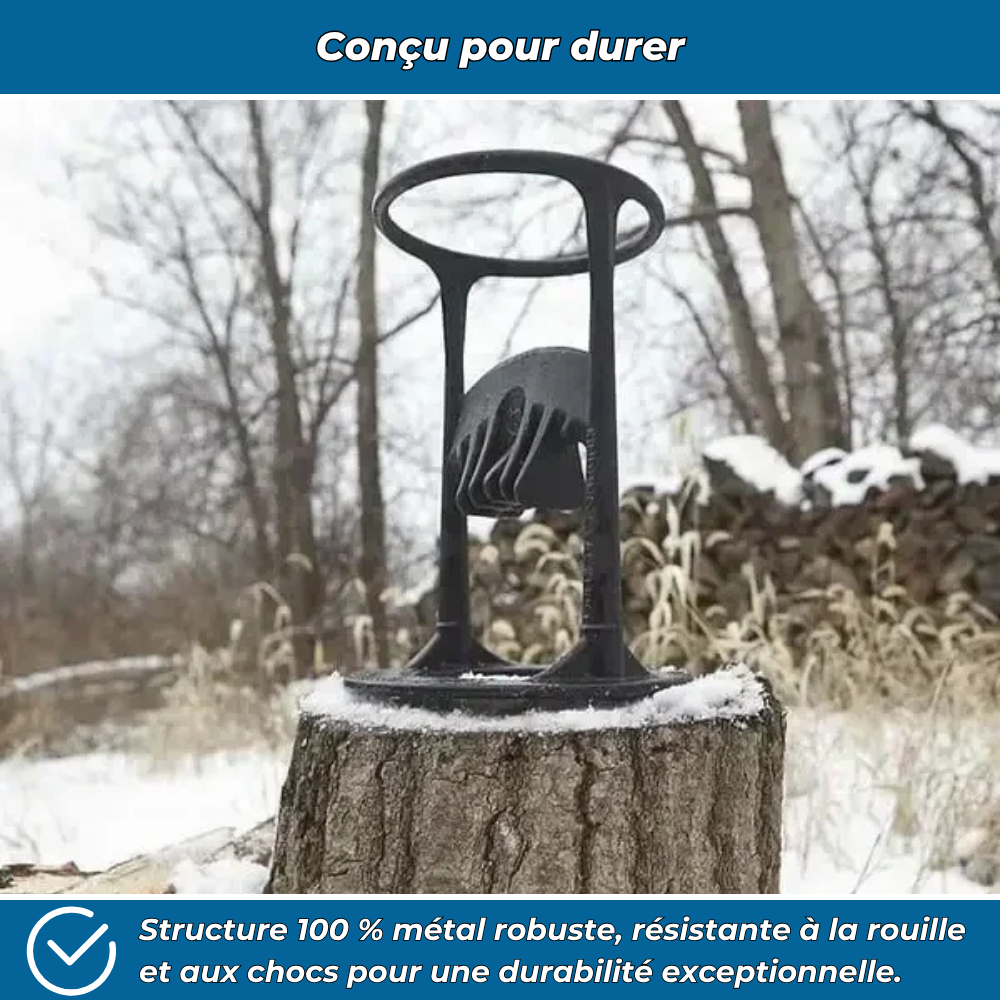 Fendeur de bûches robuste | Fend le bois sans effort