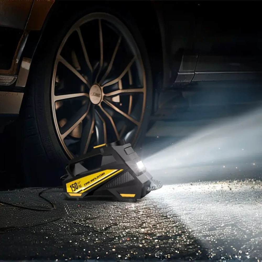 Compresseur d’air voiture portable 12V 150 PSI avec écran LED – Gonfleur pneus numérique