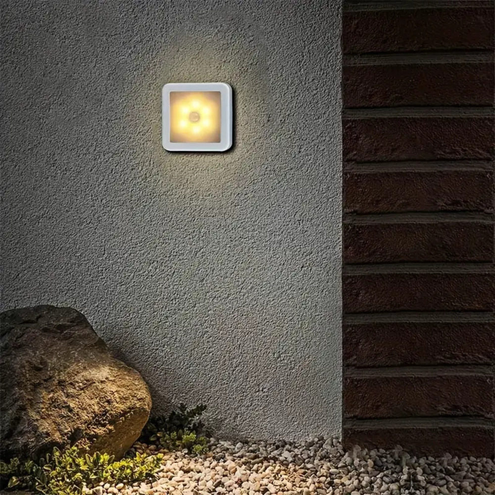Lampe LED détecteur de mouvement sans fil – Éclairage automatique pour intérieur et extérieur
