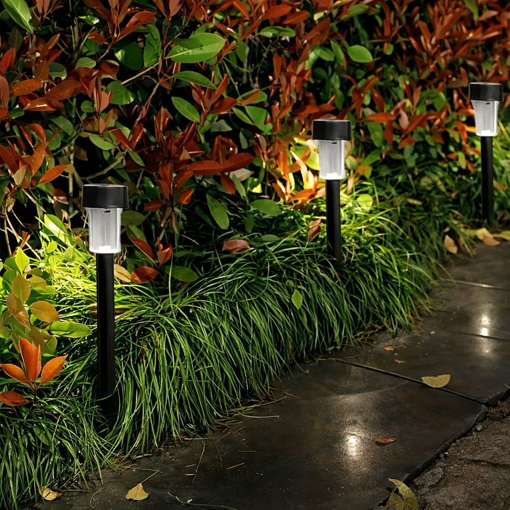 Lot de 10 lampes solaires décoratives pour jardin