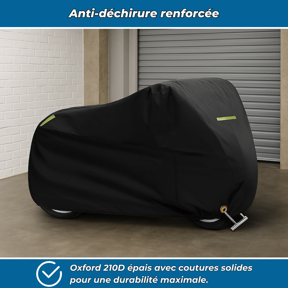Housse de moto 210D imperméable et anti-UV