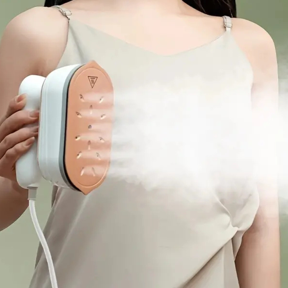 Défroisseur vapeur portable 1200W compact 2-en-1 voyage & maison