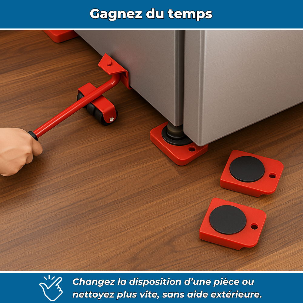 MobiLift – Kit outil de levage pour meubles et électroménager