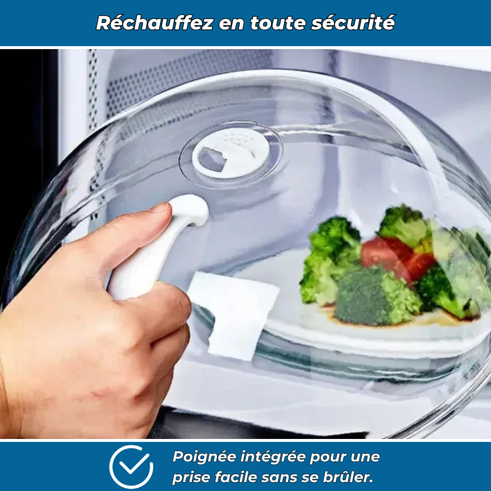 Cloche anti-éclaboussures pour micro-ondes