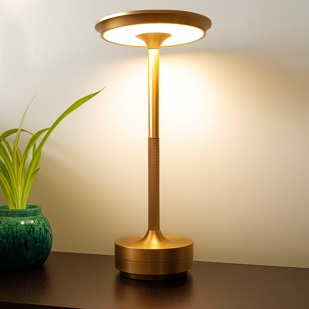 Lampe de table chinoise LED USB – Lumière d’ambiance douce et design zen pour chambre