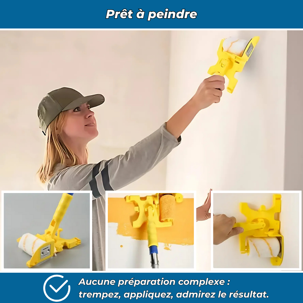 Rouleau de peinture pour finitions précises