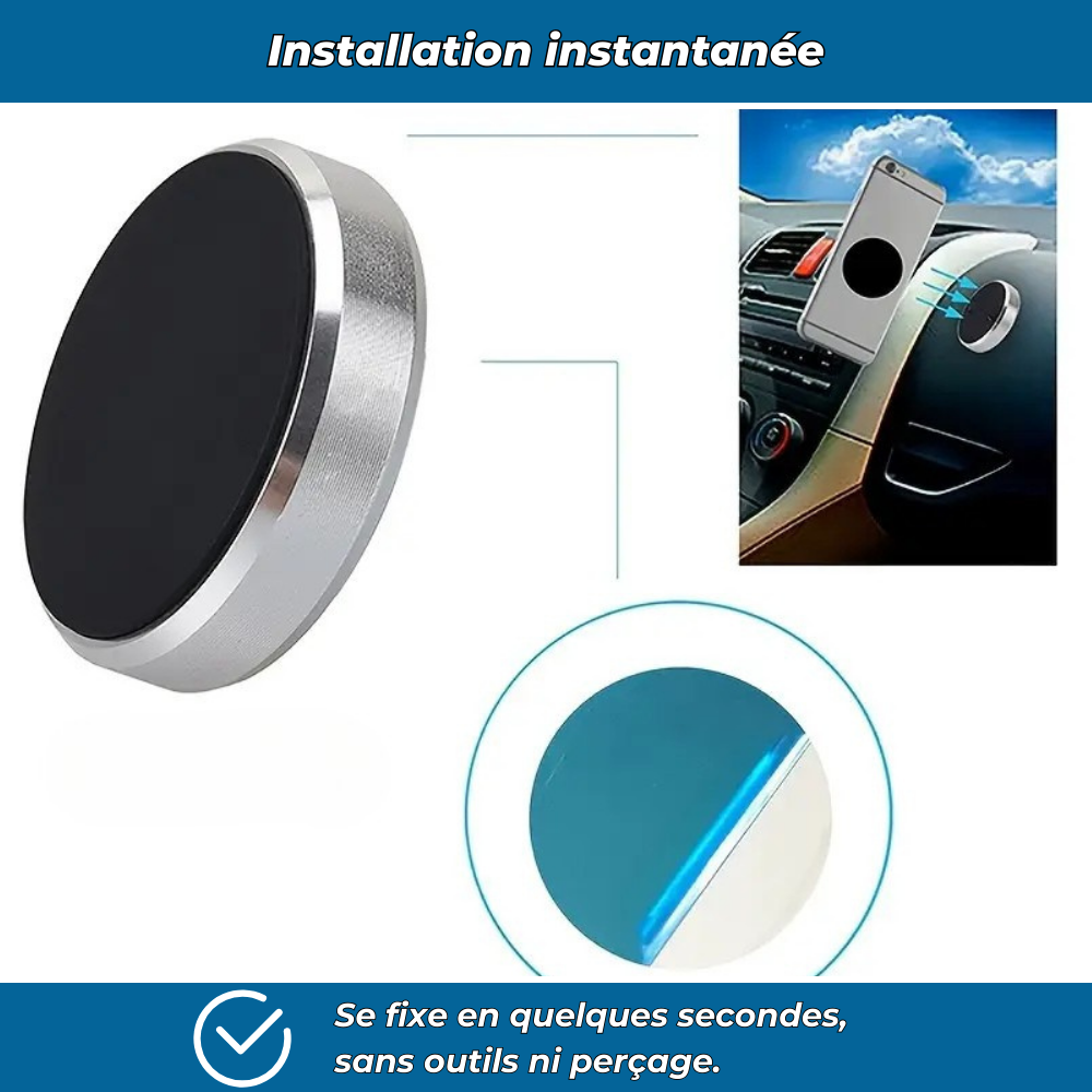 Support magnétique universel pour téléphone