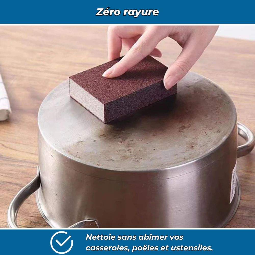 Lot de 10 éponges magiques détartrantes pour cuisine
