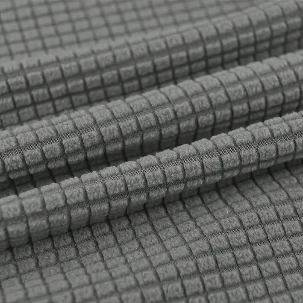 Housses de chaise en velours Jacquard extensibles lavables (lot de 4)