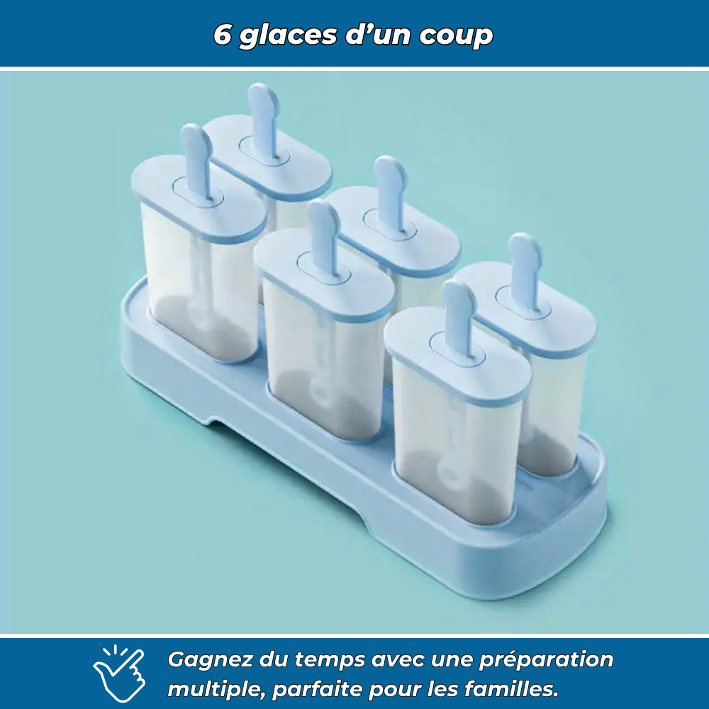 Frozzy – Moule à esquimaux en silicone pour glaces maison