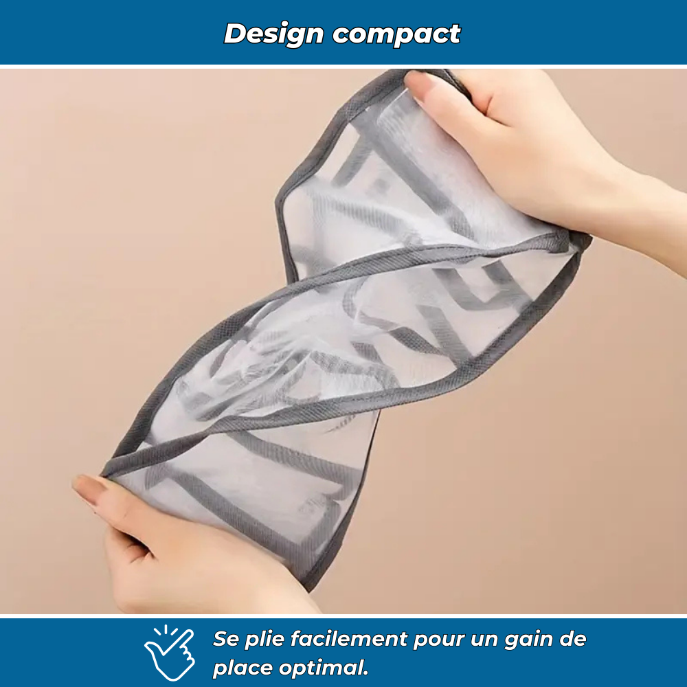 Organisateur de sous-vêtements pliable 11 compartiments