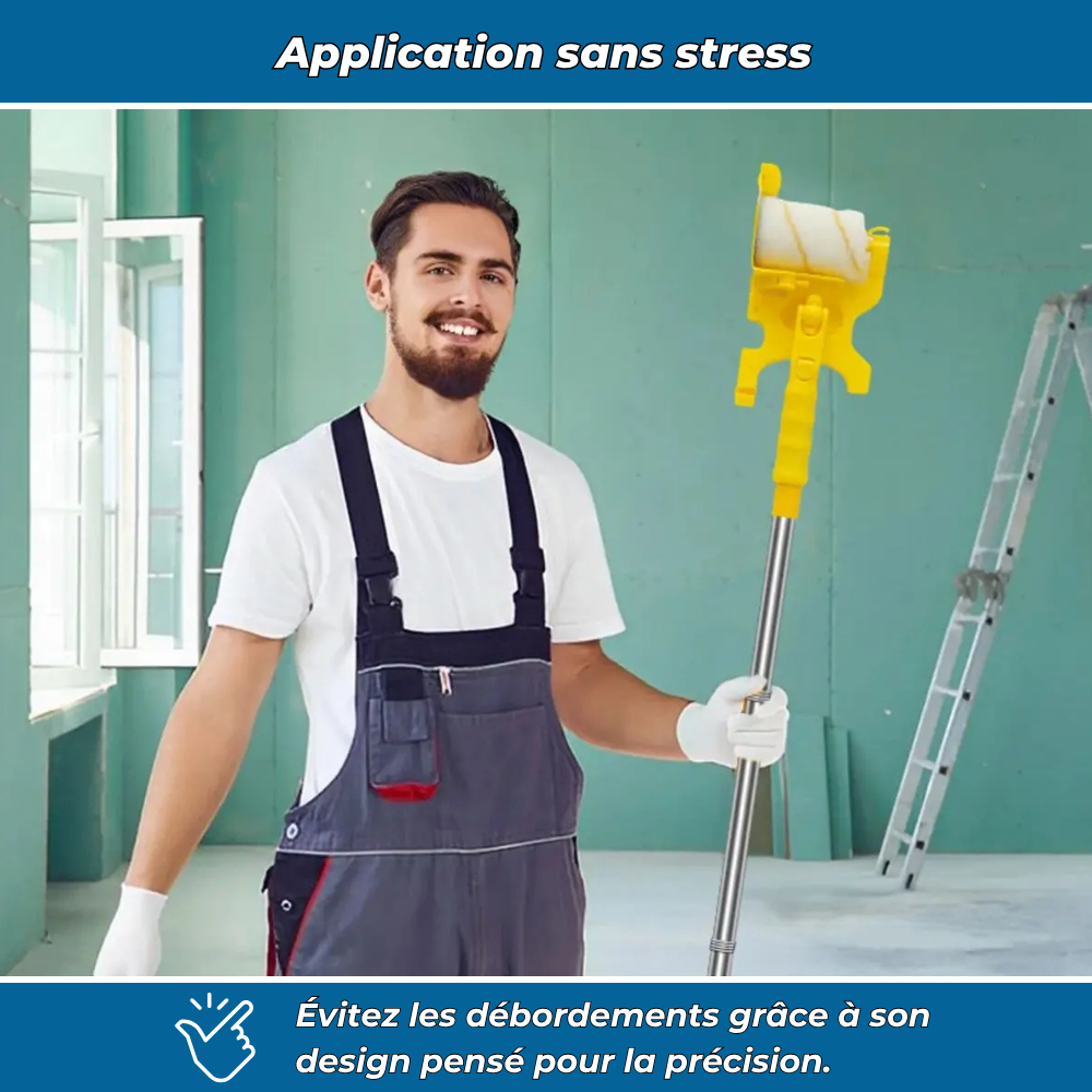 Rouleau de peinture pour finitions précises