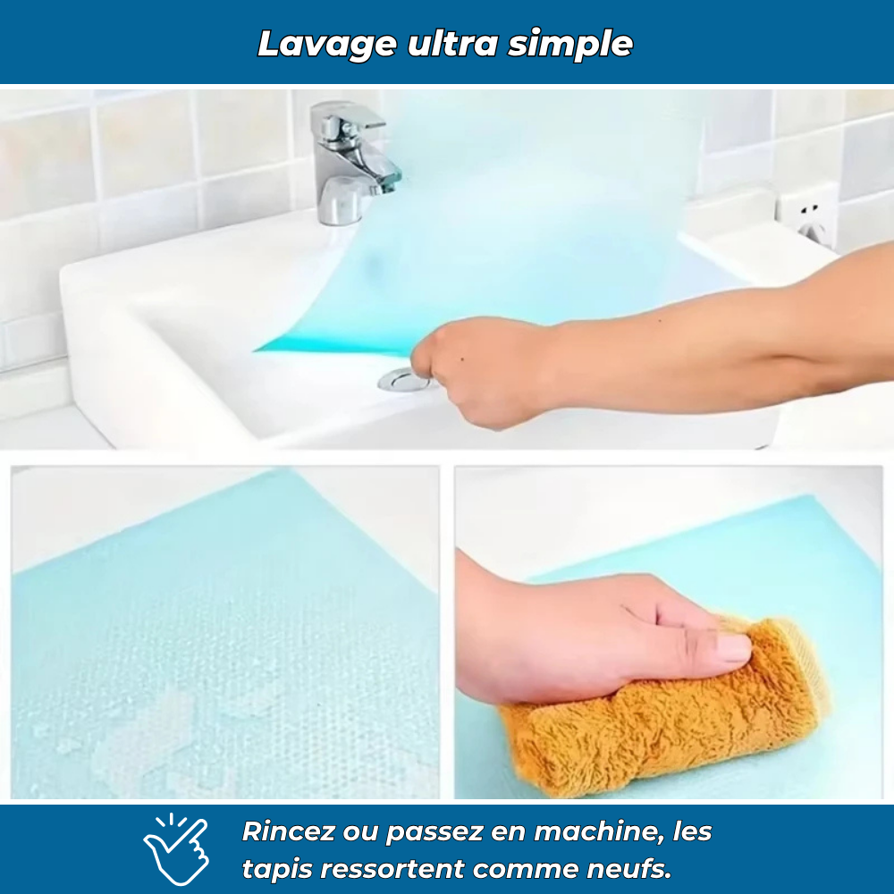 Tapis de protection lavables pour réfrigérateur - 4 PCS