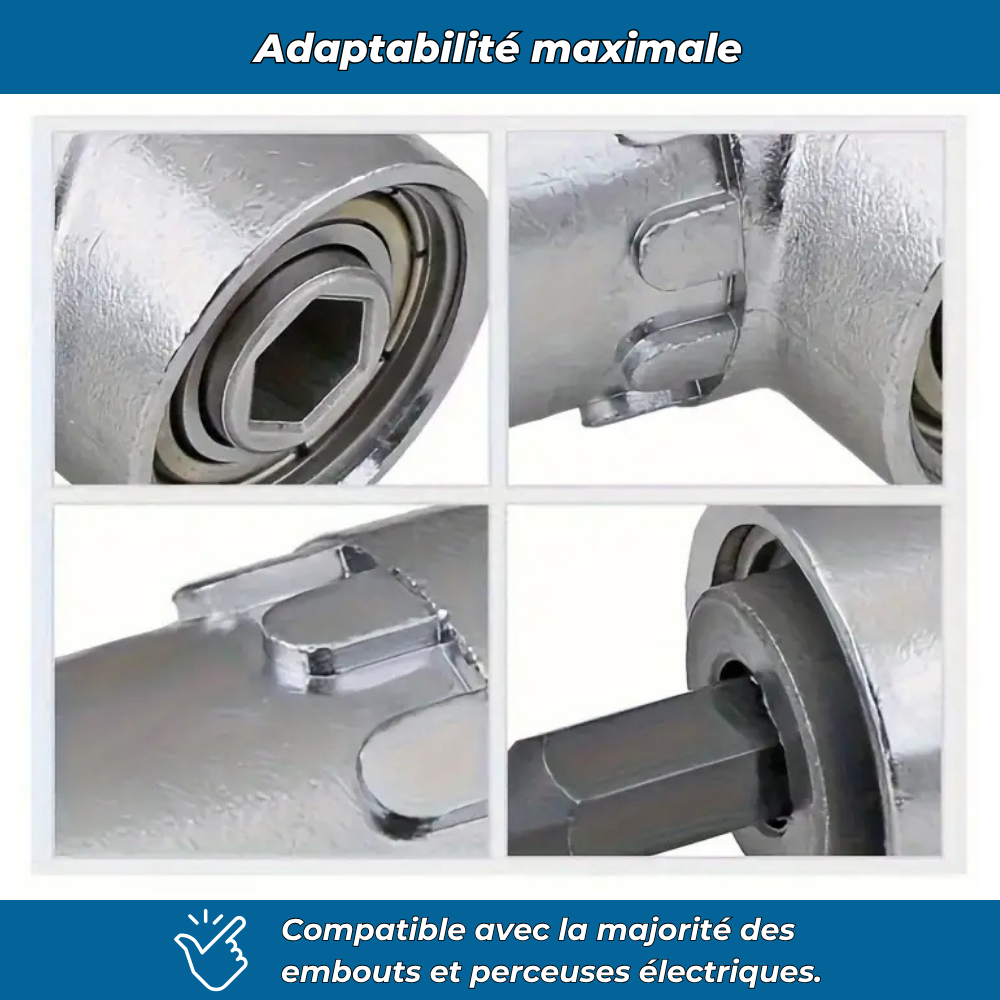 Embout de perceuse à angle 105°