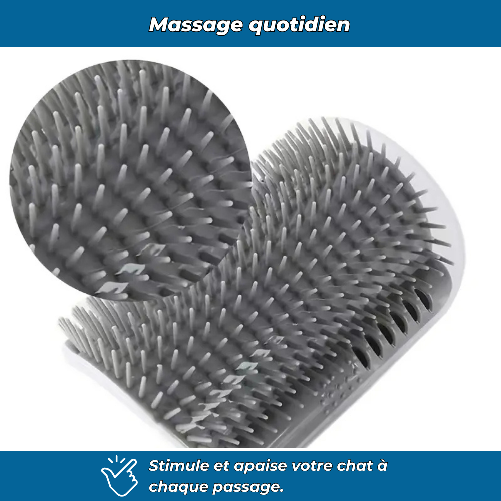 Brosse murale massante pour chat