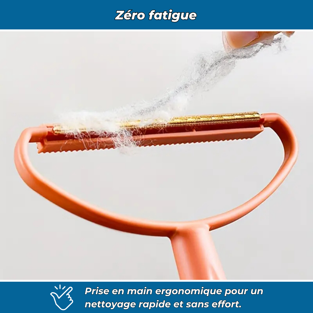 Brosse anti-poils pour canapés et tapis