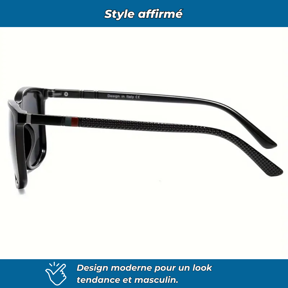 Lunettes de soleil polarisées légères pour homme