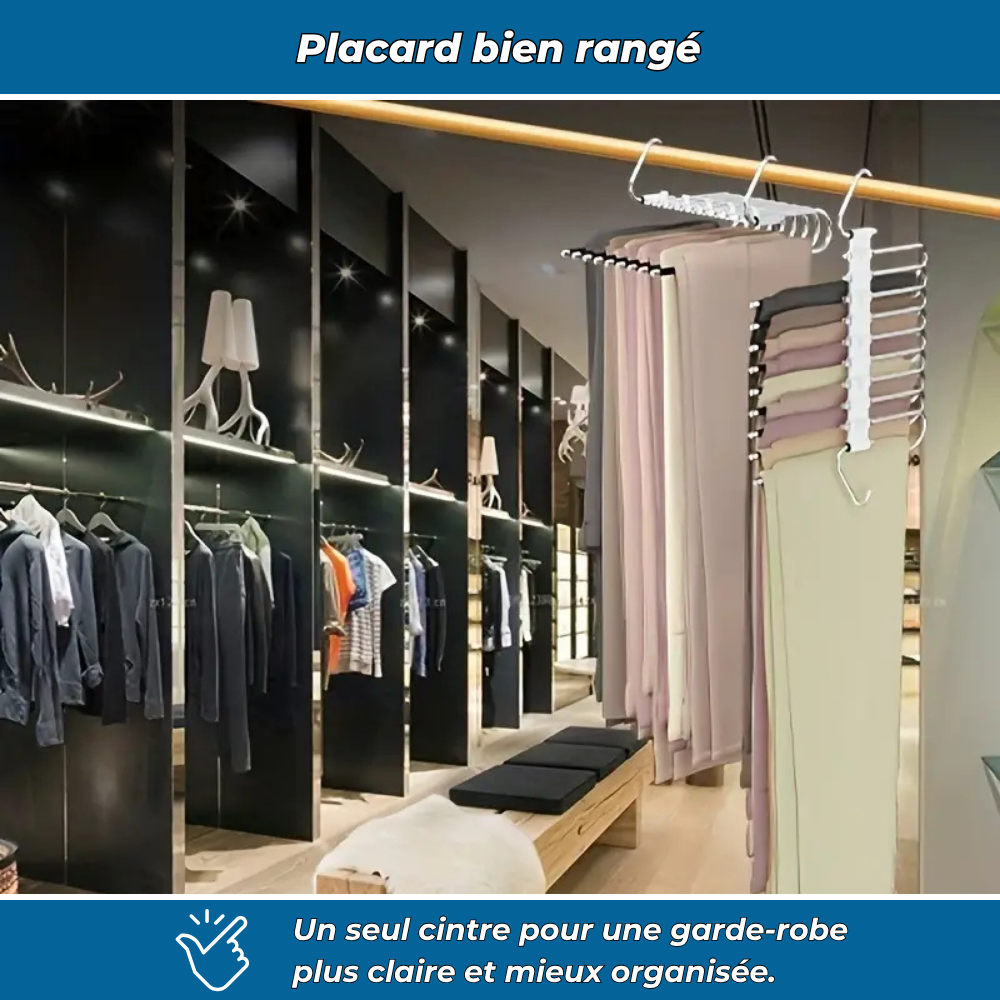 EasyFlex – Cintre gain de place 5 couches