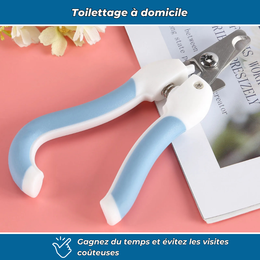 Coupe-griffes ergonomique pour chiens et chats