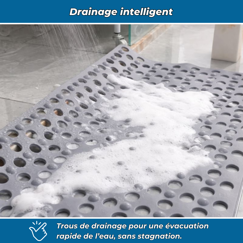 Aqua'Grip | Tapis de Douche Antidérapant | Tapis de bain Antidérapant