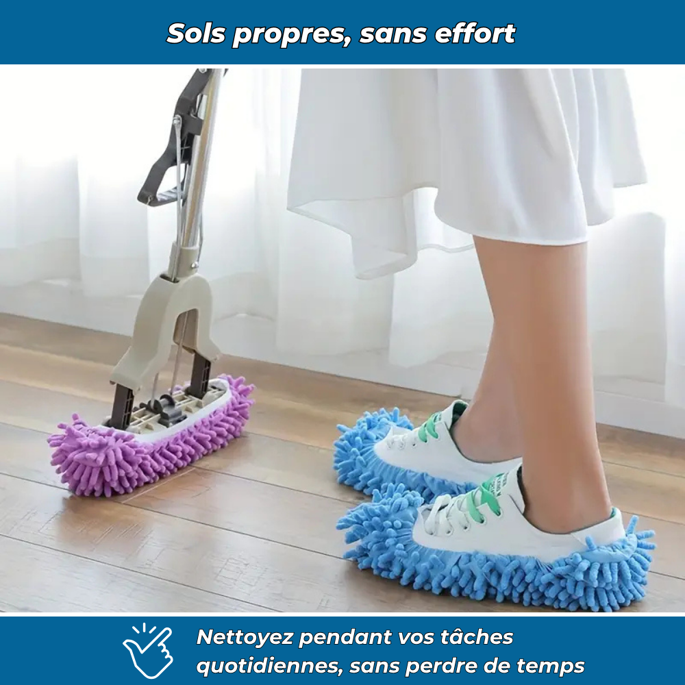 Chaussons serpillière pour un ménage sans effort