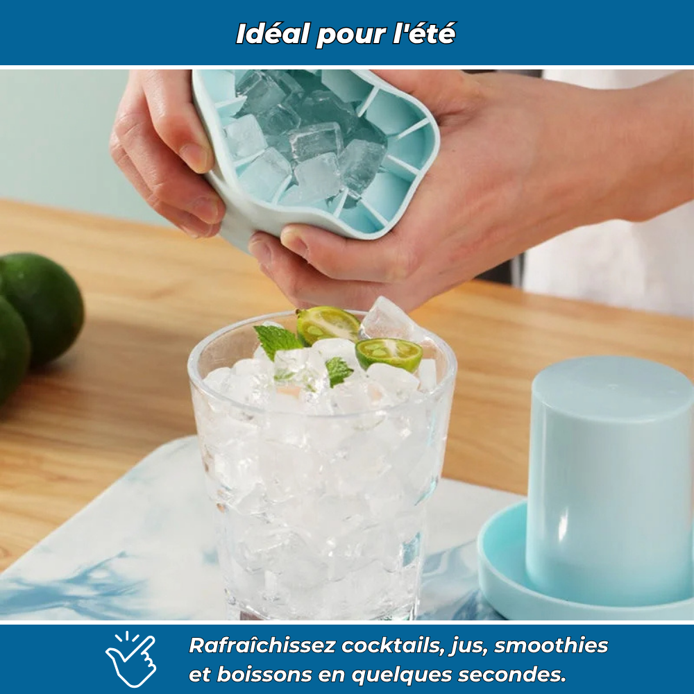 Moule à glaçons en silicone grande capacité