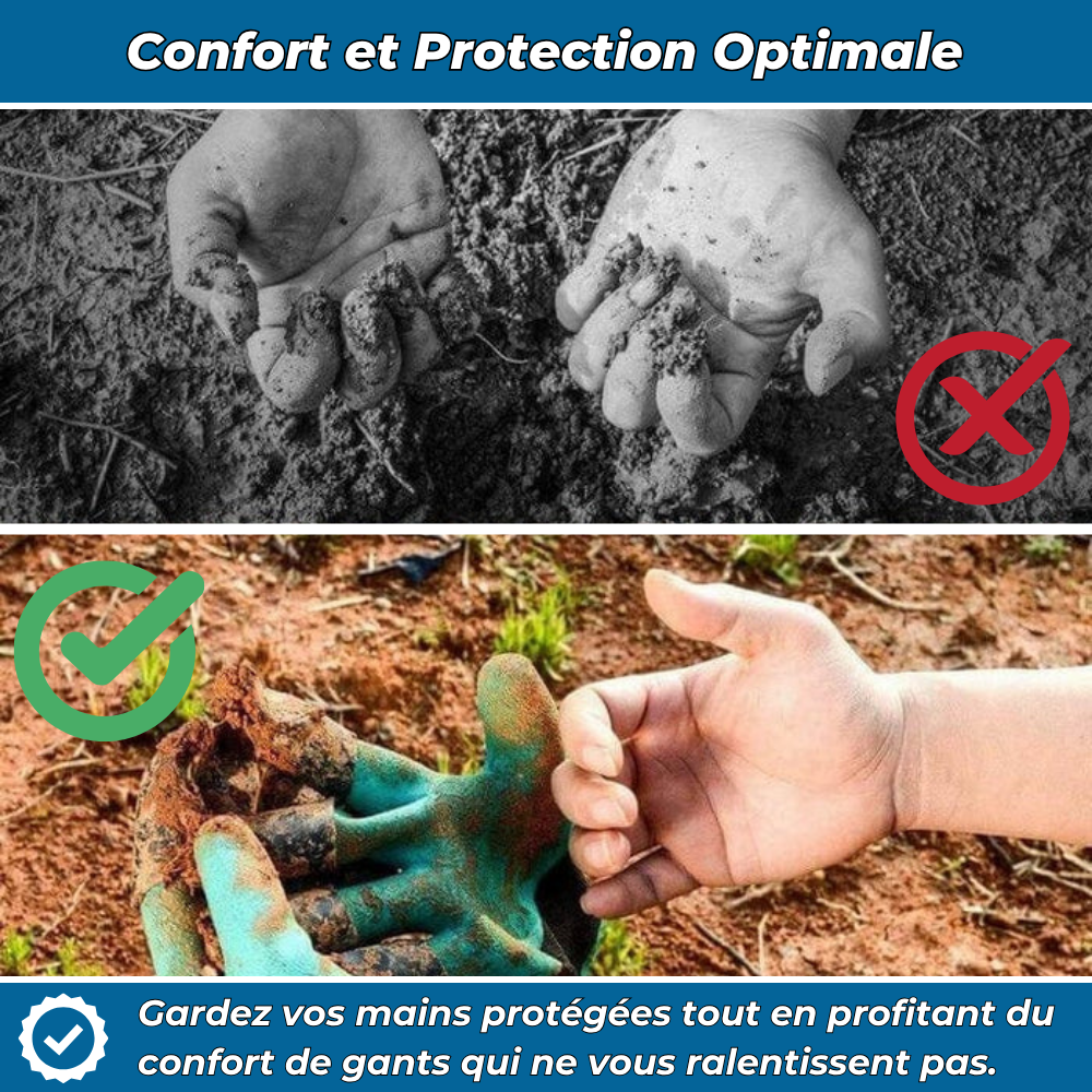 Gants de Jardinage – Creusez, Plantez, Désherbez avec Confort et Protection