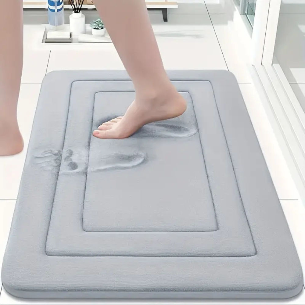 Tapis de bain antidérapant à séchage rapide
