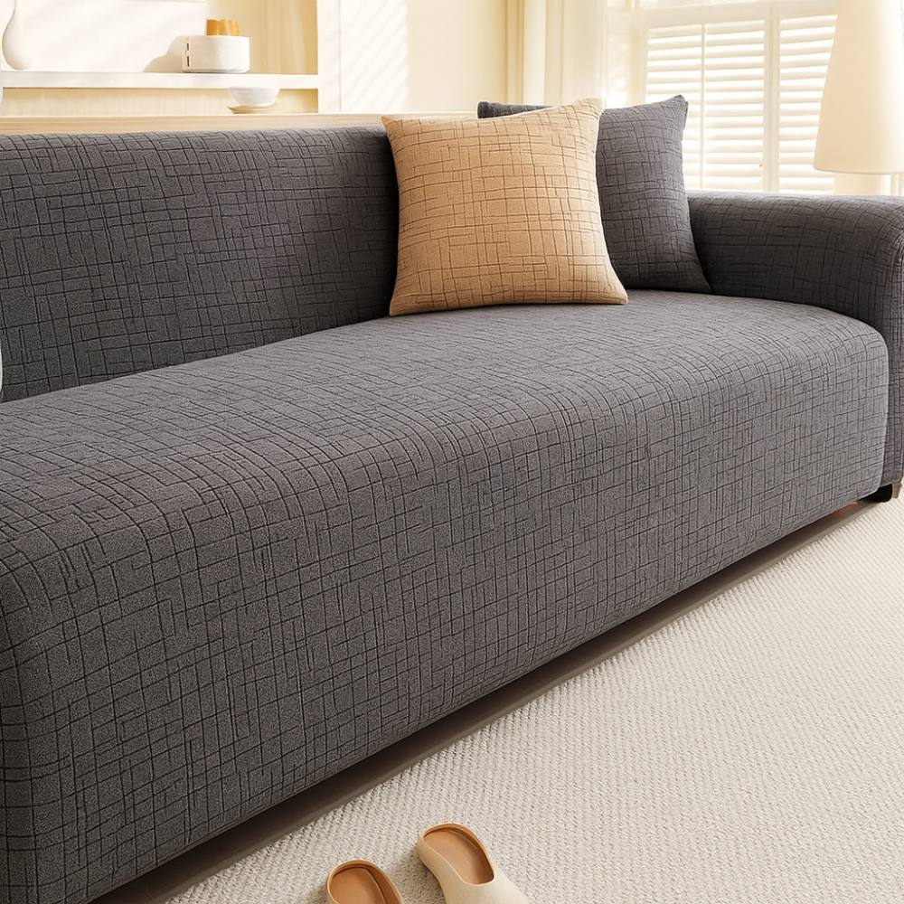 Housse canapé extensible lavable – Protection fauteuil & canapé 4 places