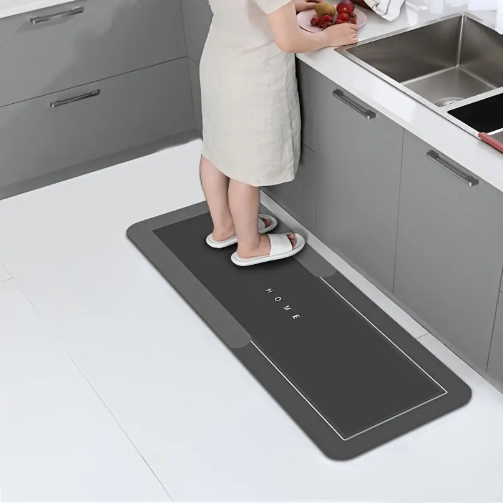 Tapis lavable antidérapant pour sol sec et propre