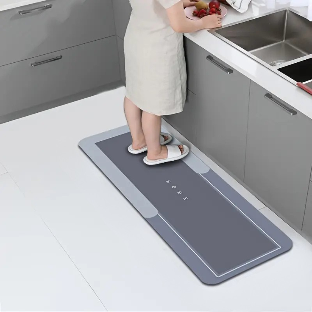 Tapis lavable antidérapant pour sol sec et propre
