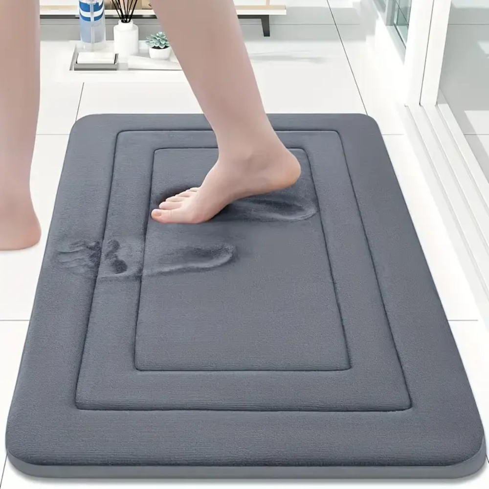 Tapis de bain antidérapant à séchage rapide
