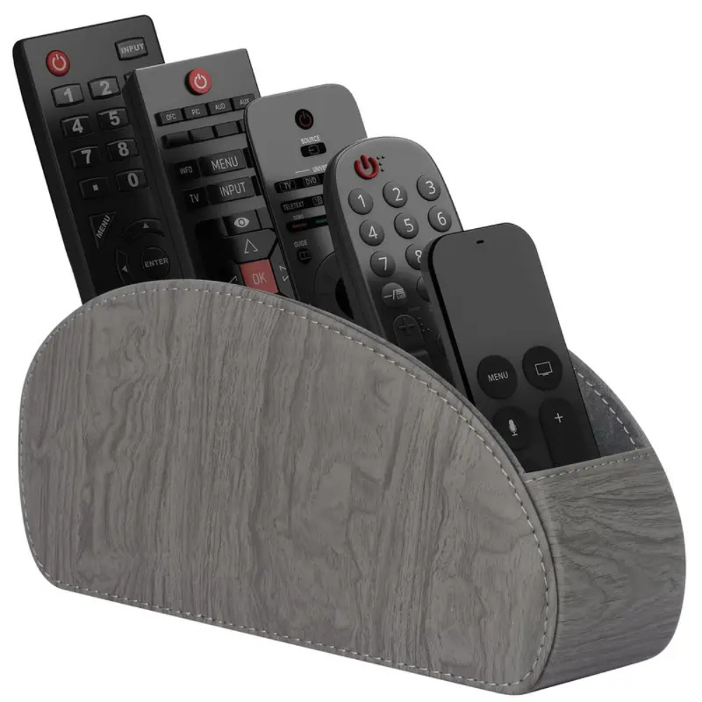 Rangement multifonction pour télécommandes et fournitures