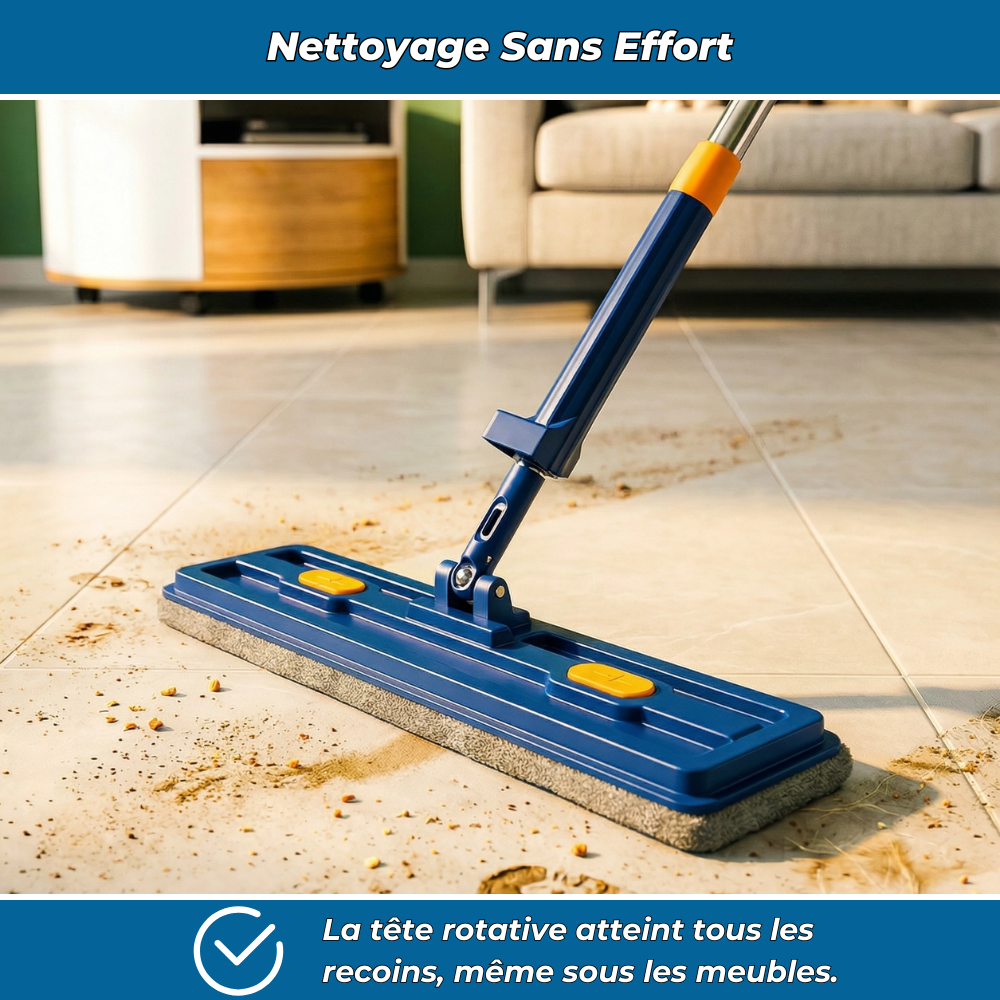 Cleanova | Balai serpillière rotatif avec technologie essorage intégré