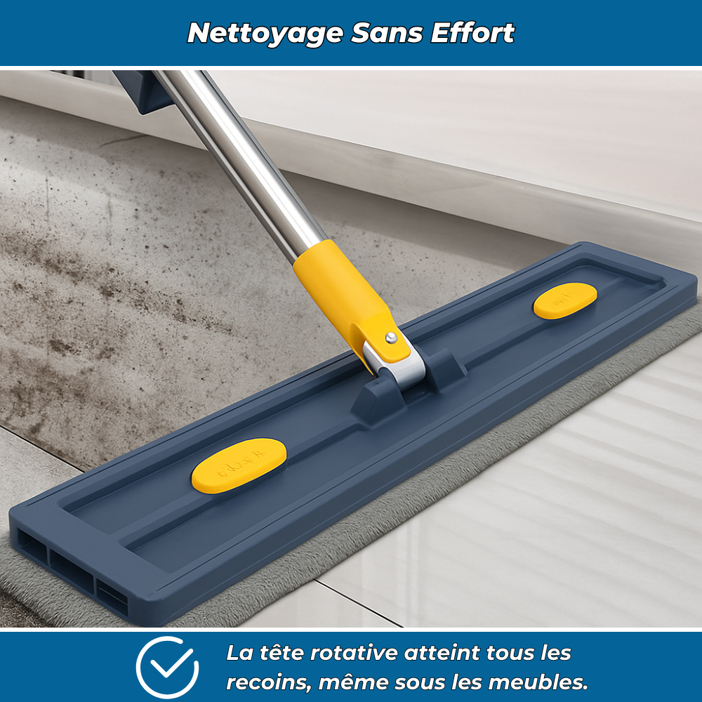 Cleanova – Balai serpillière rotatif avec technologie essorage intégré