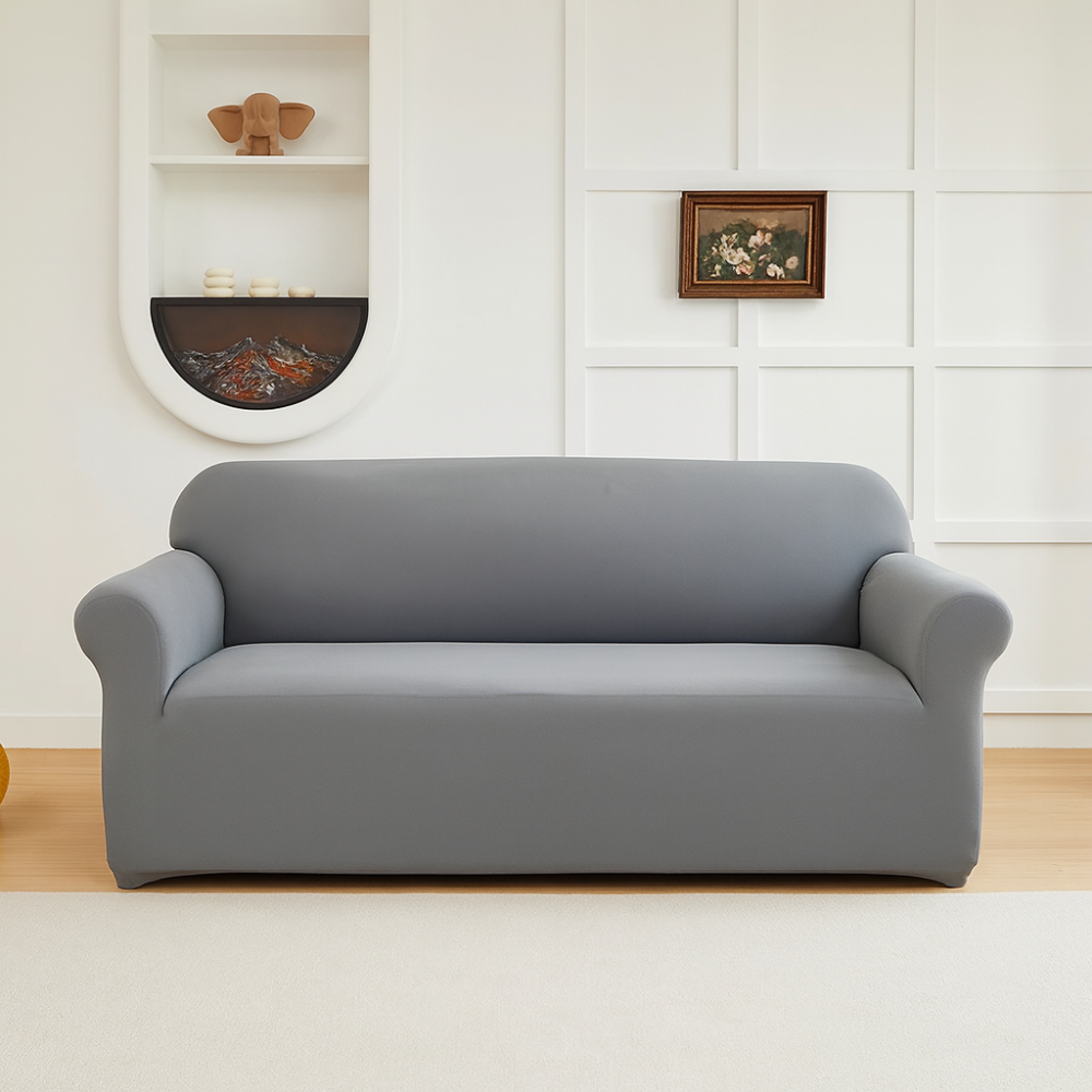 Housse canapé extensible lavable – Protection légère et durable