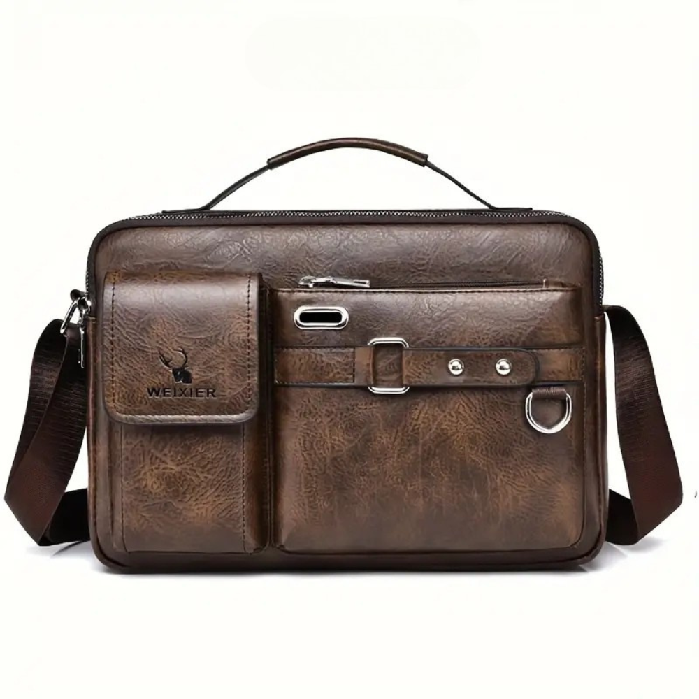 Sac bandoulière homme multi-compartiments