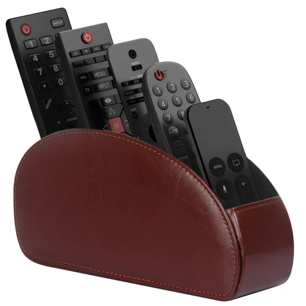 Rangement multifonction pour télécommandes et fournitures