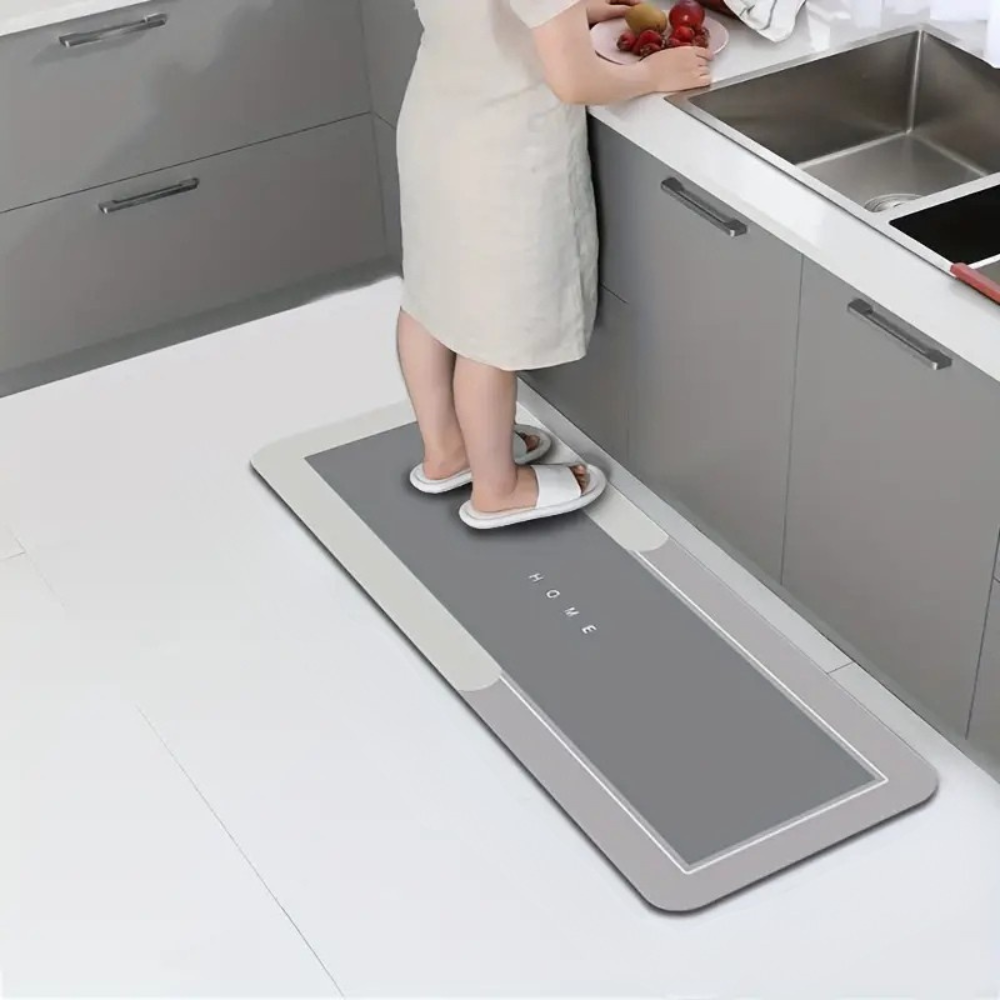 Tapis lavable antidérapant pour sol sec et propre