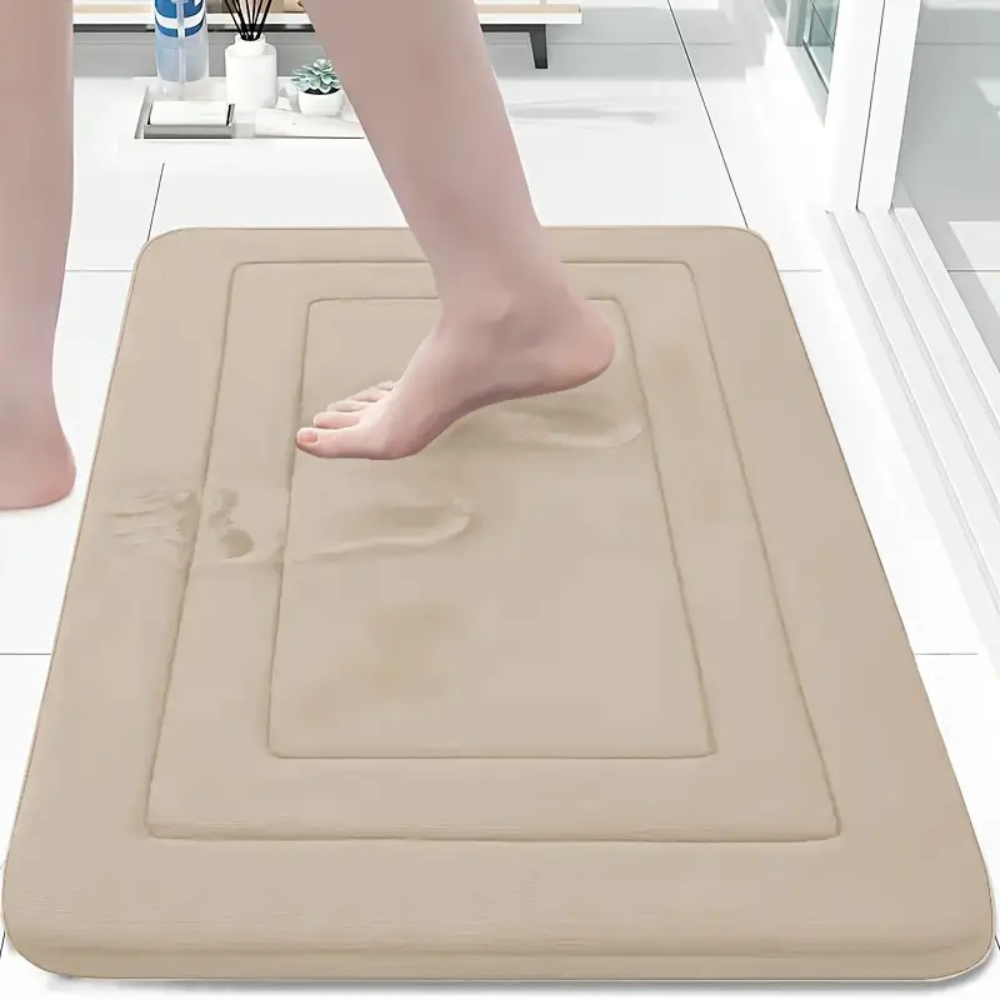 Tapis de bain antidérapant à séchage rapide