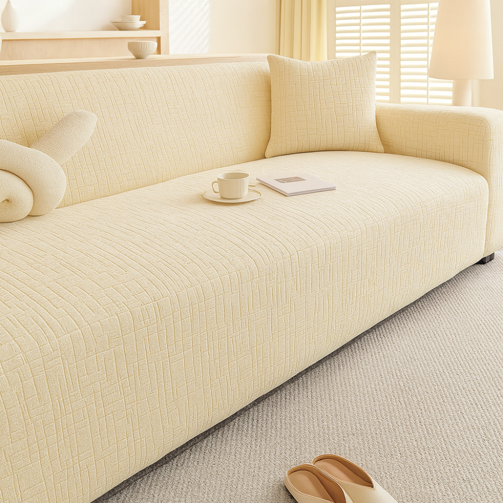 Housse canapé extensible lavable – Protection fauteuil & canapé 4 places