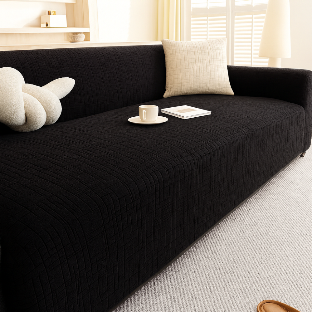 Housse canapé extensible lavable – Protection fauteuil & canapé 4 places