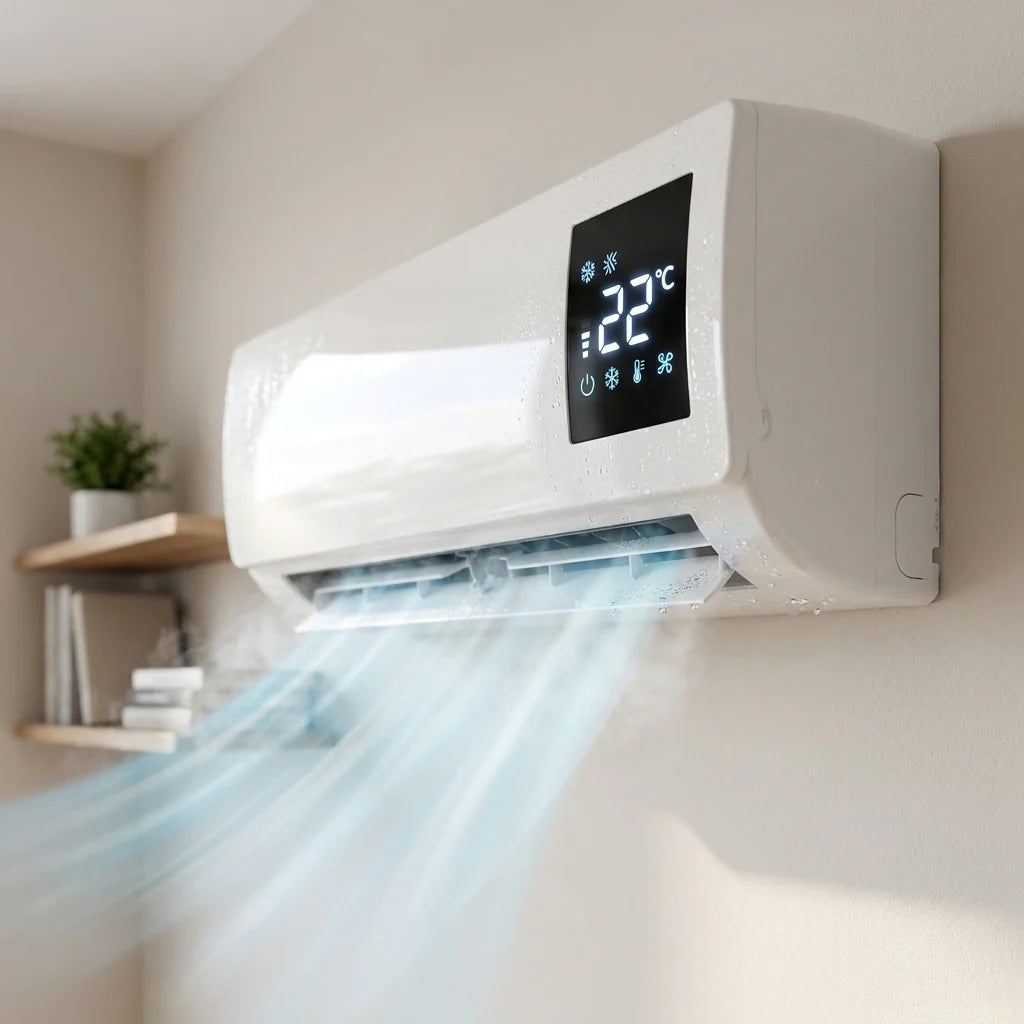 Rafraîchisseur d'Air Réversible 2-en-1 | Frais l'Été, Chaud l'Hiver