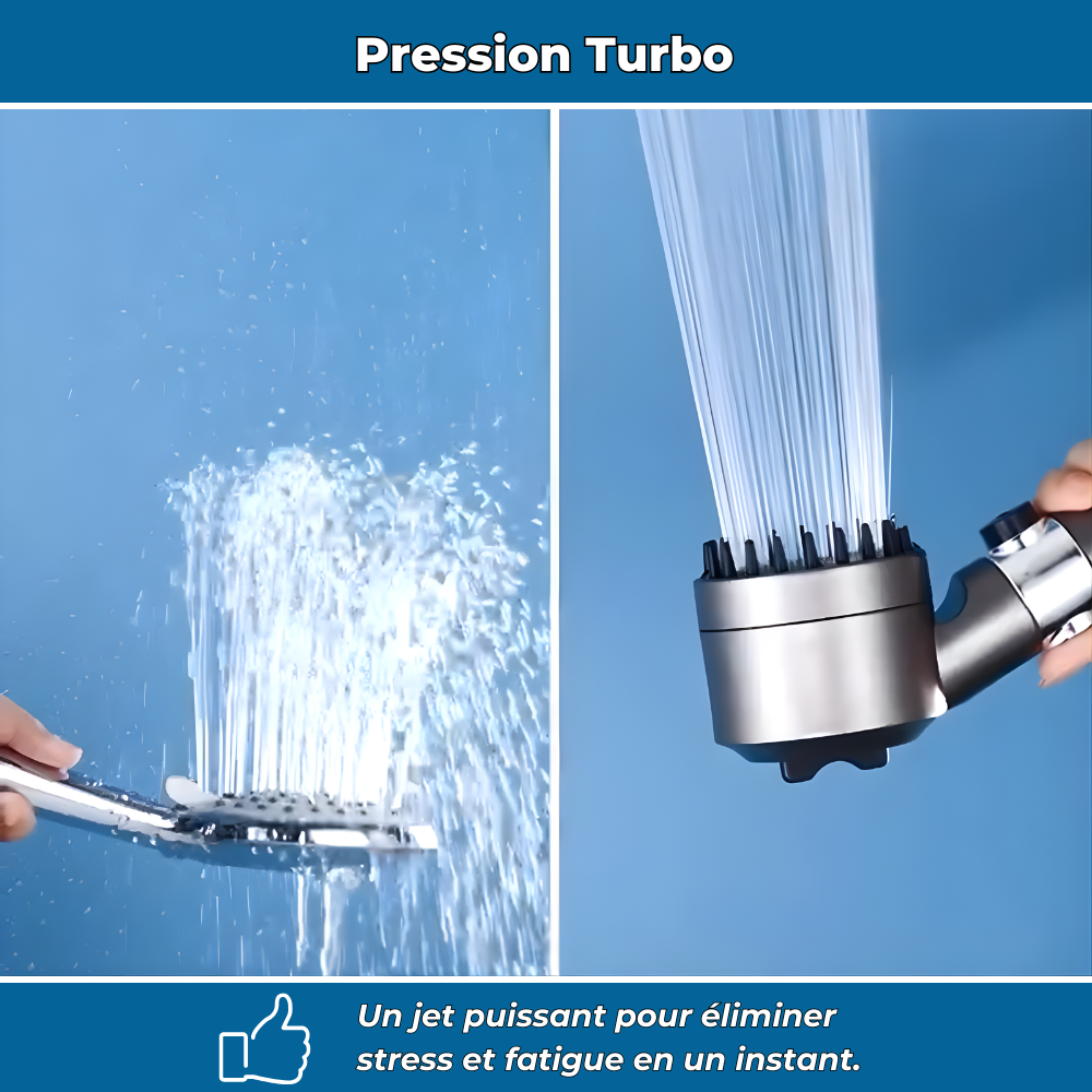 AquaPure | Pommeau de douche haute-pression | Multi-jets