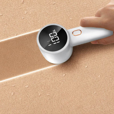 Rasoir anti-peluche USB rechargeable avec affichage numérique – Portable, moteur puissant à 3 vitesses