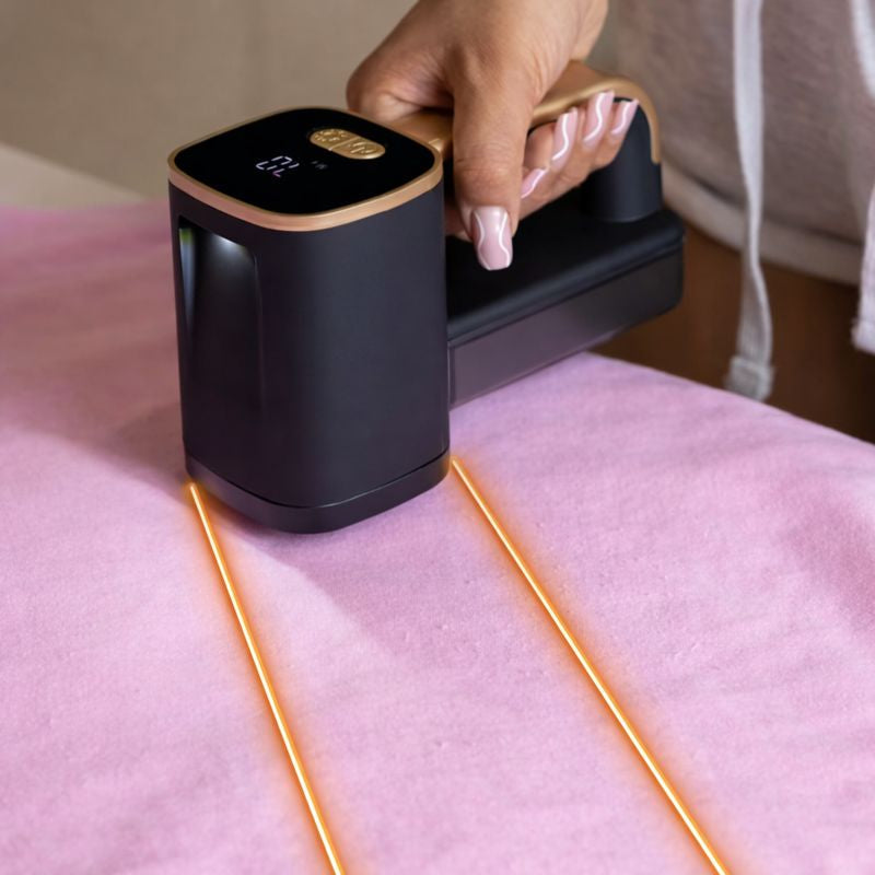 Rasoir anti-bouloche électrique – 3 vitesses avec LED intégrée, sans fil, rechargeable USB-C