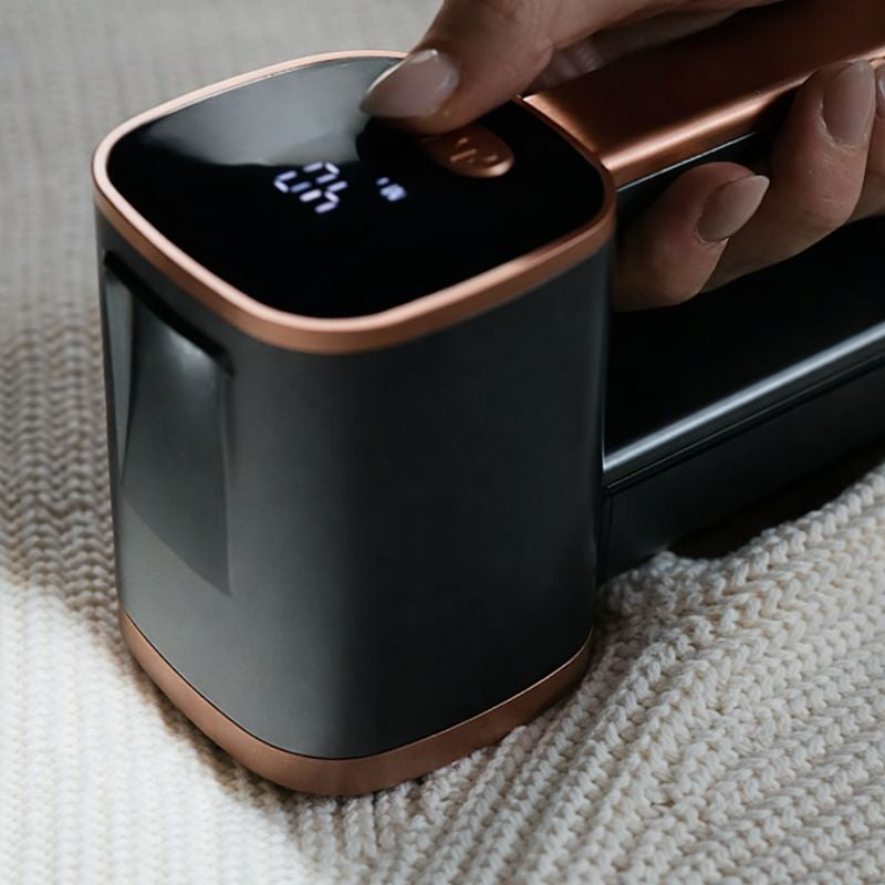 Rasoir anti-bouloche électrique – 3 vitesses avec LED intégrée, sans fil, rechargeable USB-C