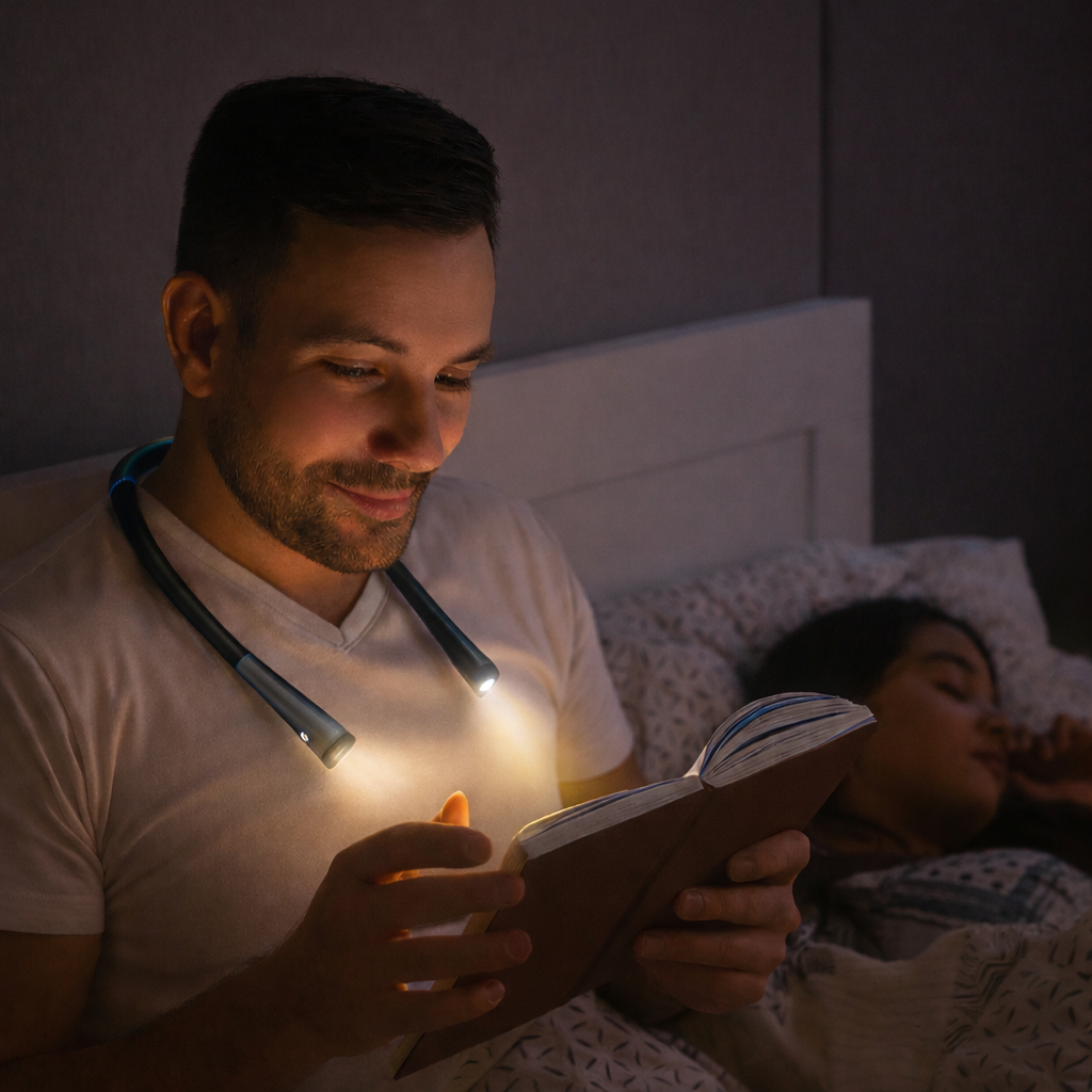 Lectura | Lampe de lecture cou rechargeable LED Liseuse | Éclairage réglable mains libres